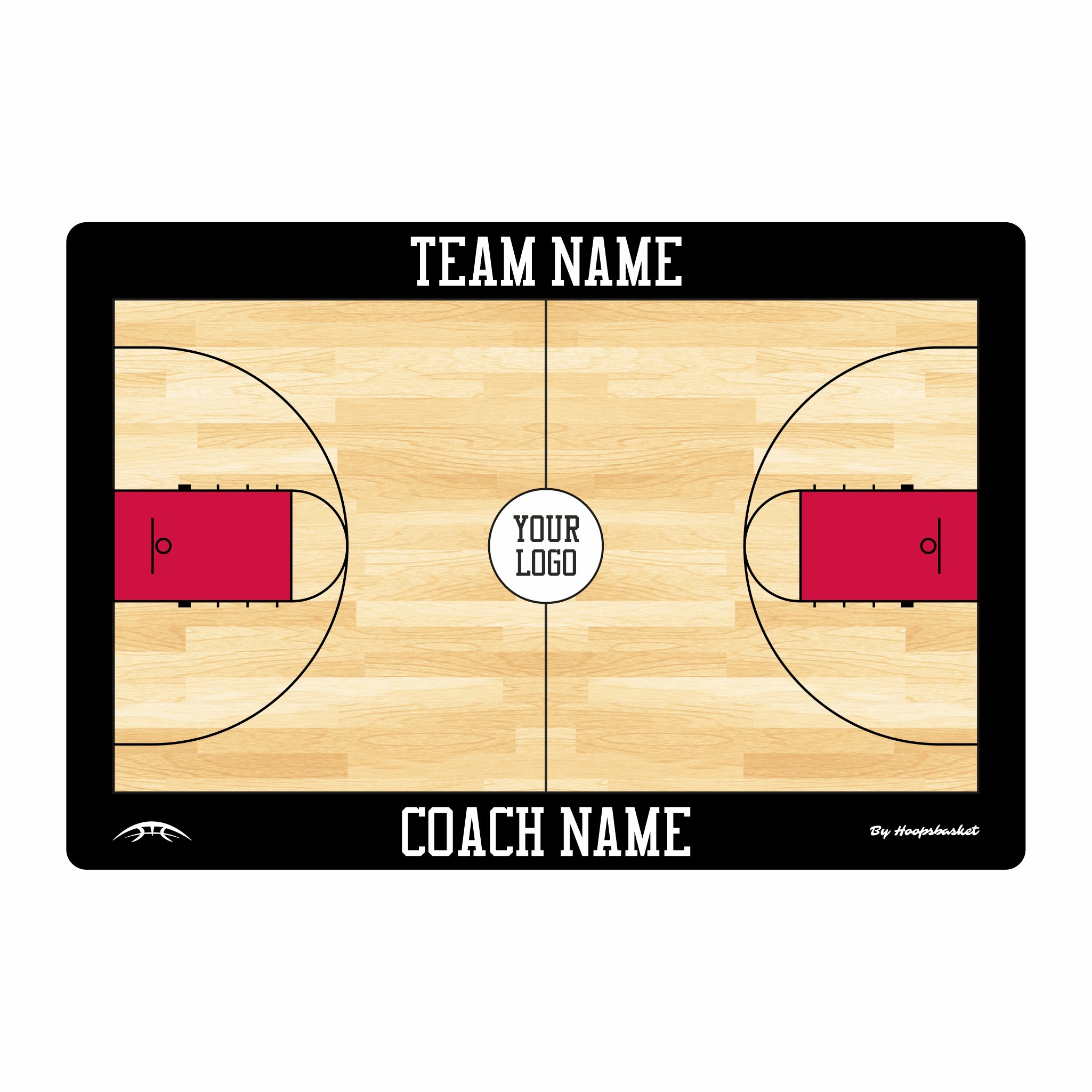 Custom High School Basketball Coaching Board 15.7 x 10.6 in (Classic)