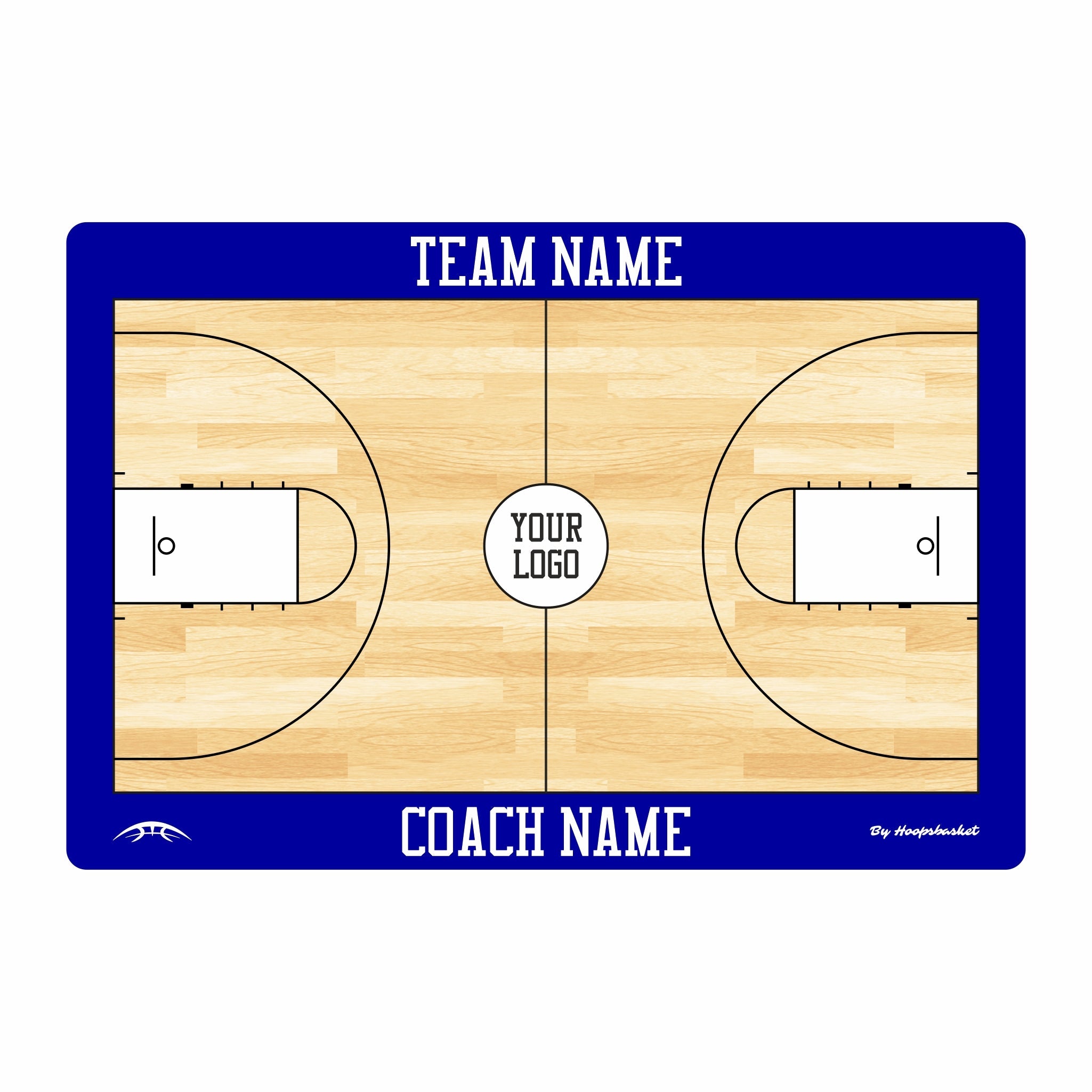 Custom Men's NCAA Basketball Coaching Board 15.7 x 10.6 in (Classic)