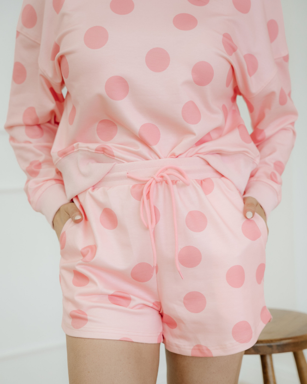 Kaylee Drawstring Shorts Set