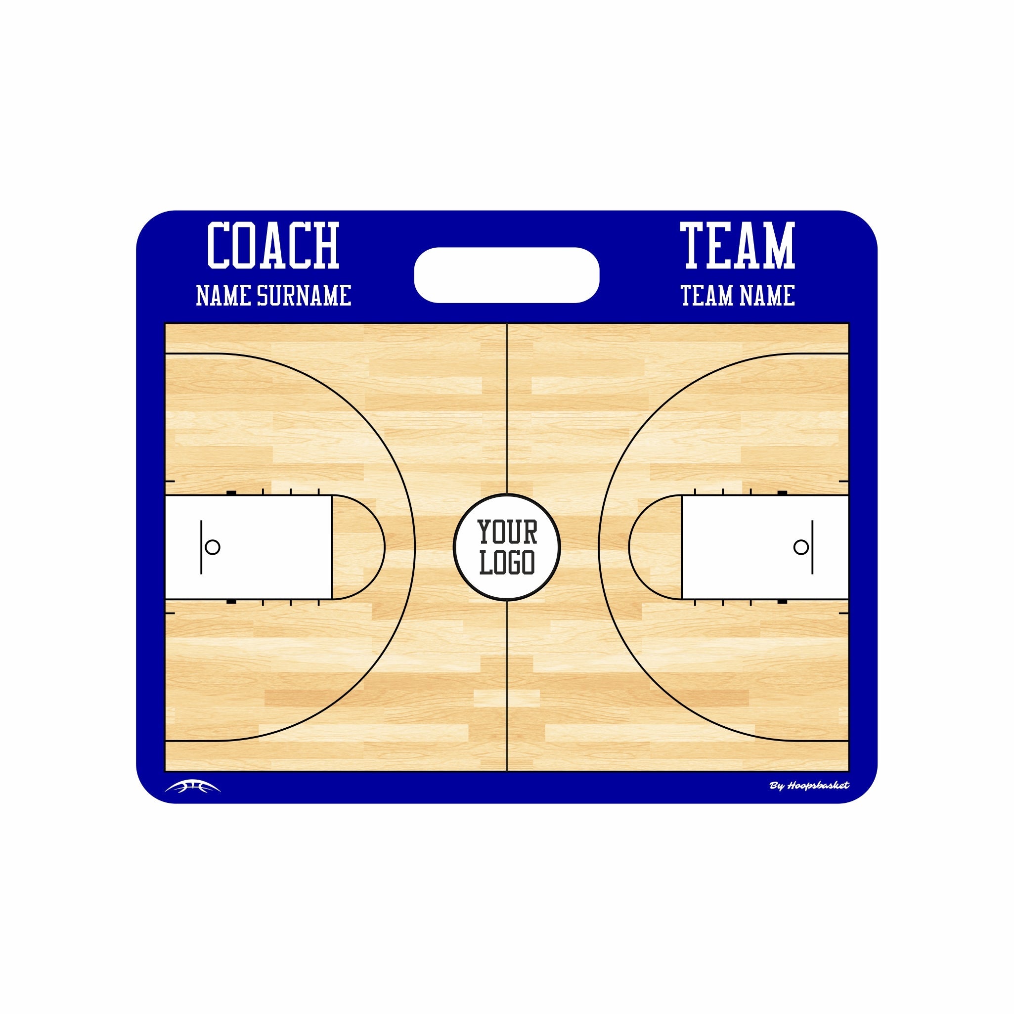 Custom Men's NCAA Basketball Coaching Board 11.4 x 9.4 in (Magnetic)