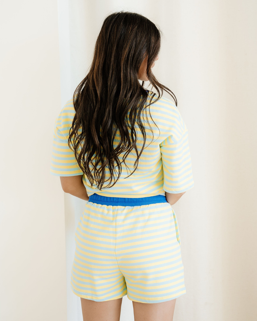 Elsa Drop Shoulder Boxy Casual Terry Short Set