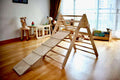 Montessori Climbing Set / Pikler Triangle, Climbing Arch & Ramp / 3 Pieces Set