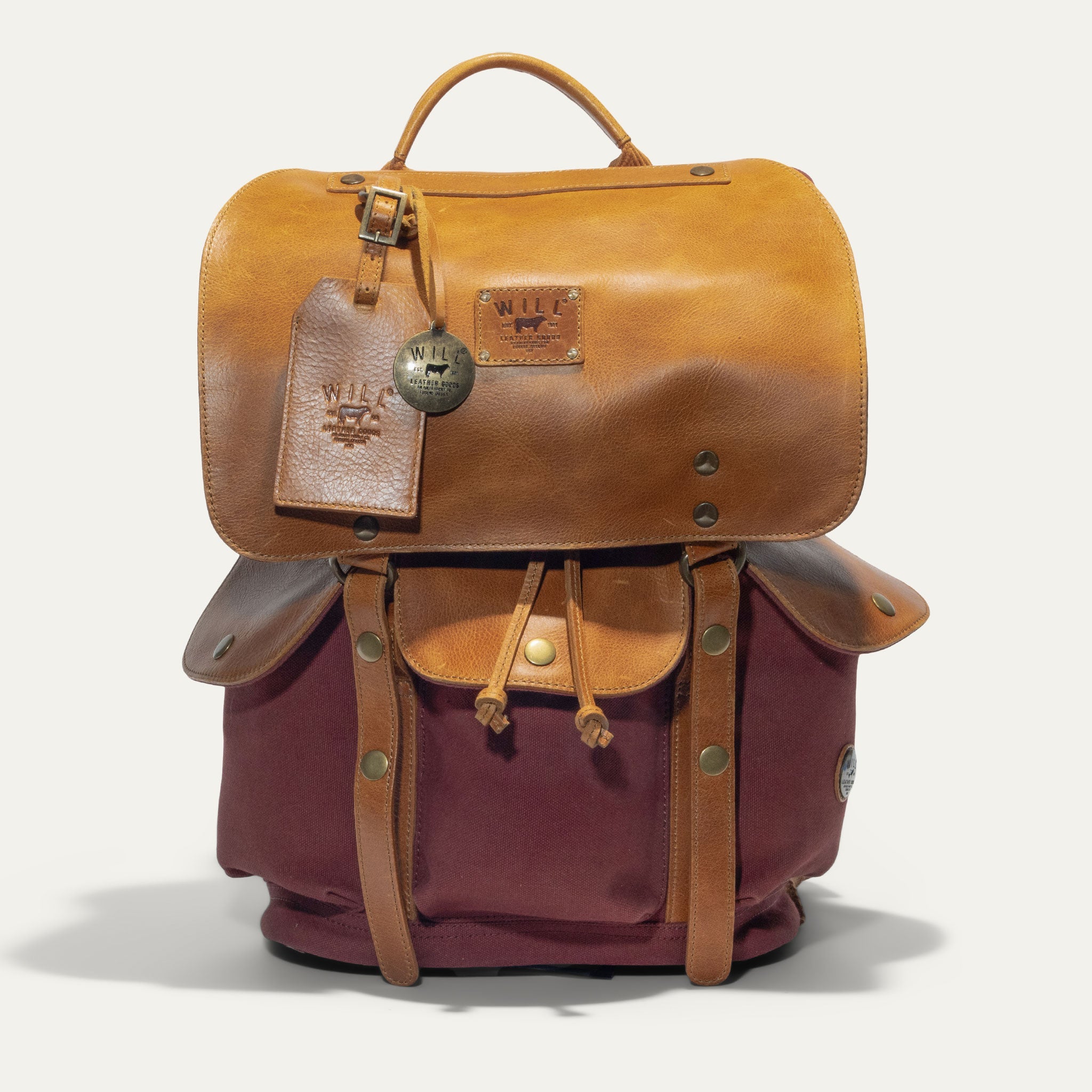 Lennon Canvas & Leather Backpack