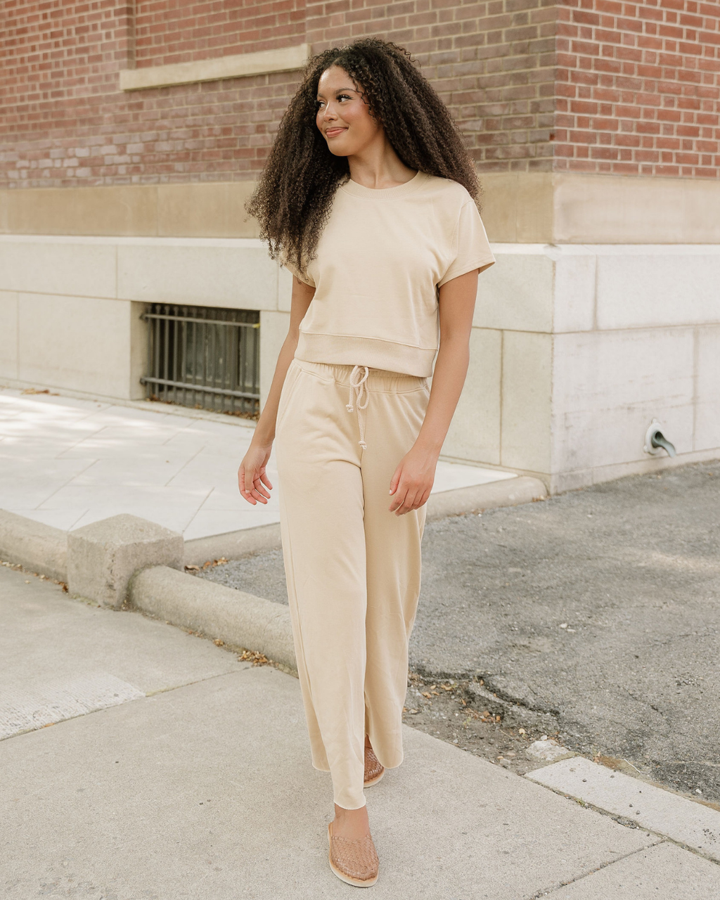 Lucy Wide Leg Pants 2pcs Outfit
