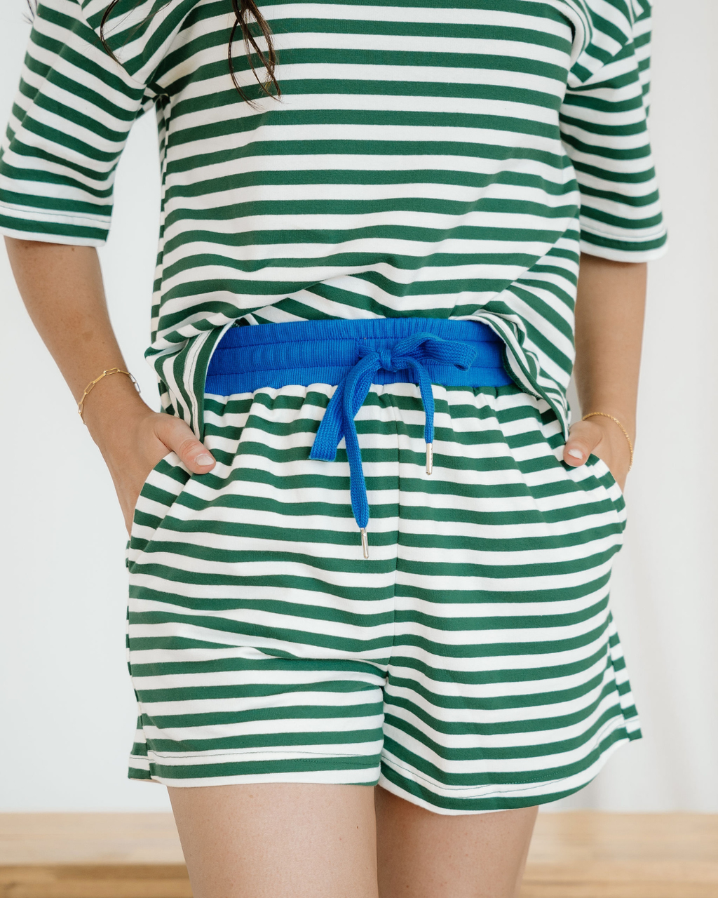 Elsa Drop Shoulder Boxy Casual Terry Short Set