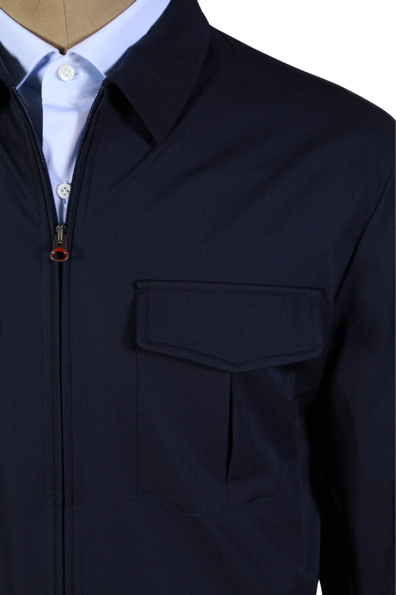 Kired by Kiton Nylon Zip-Up Jacket