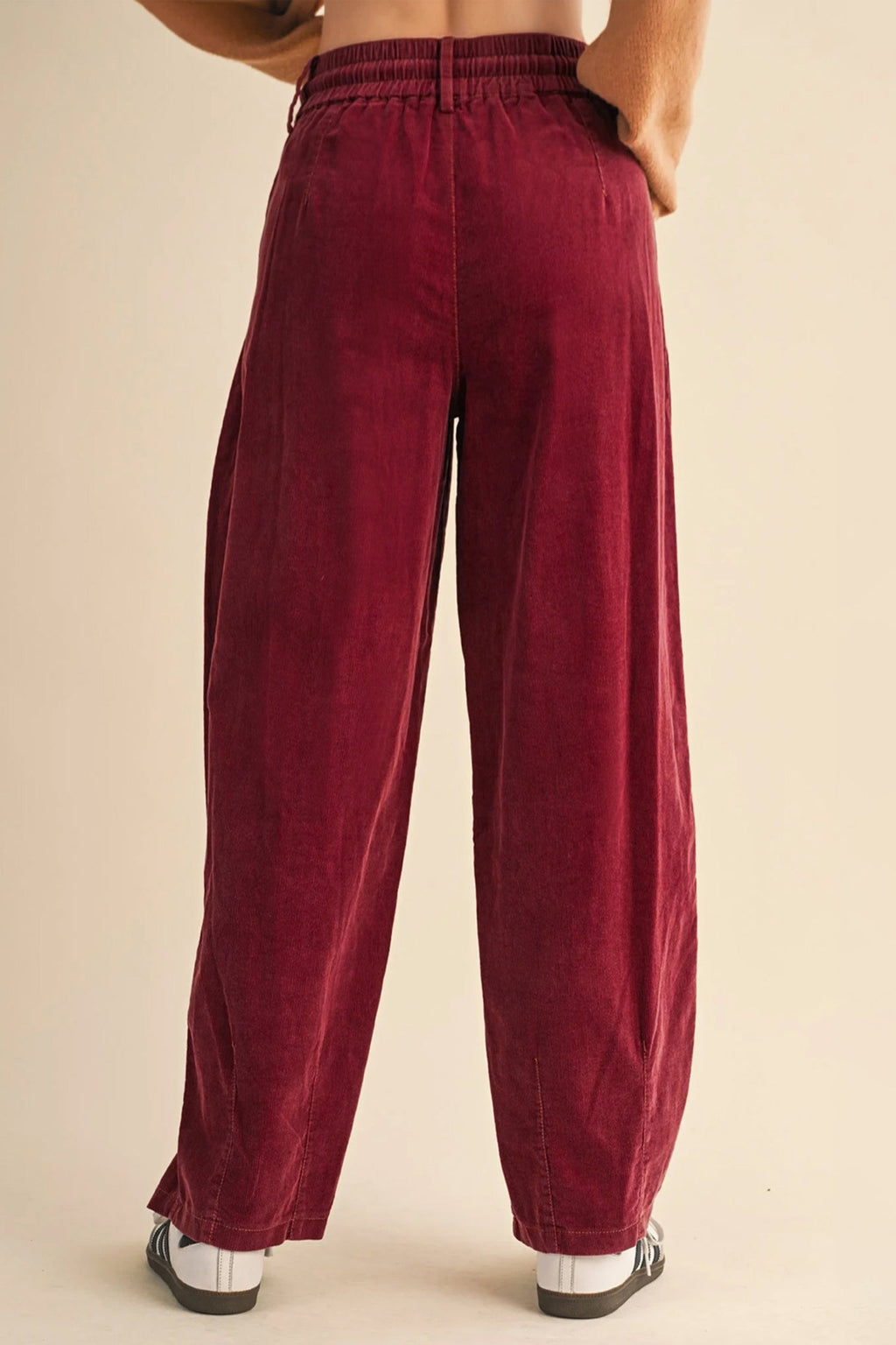 Sienna Drawstring Corduroy Casual Pants