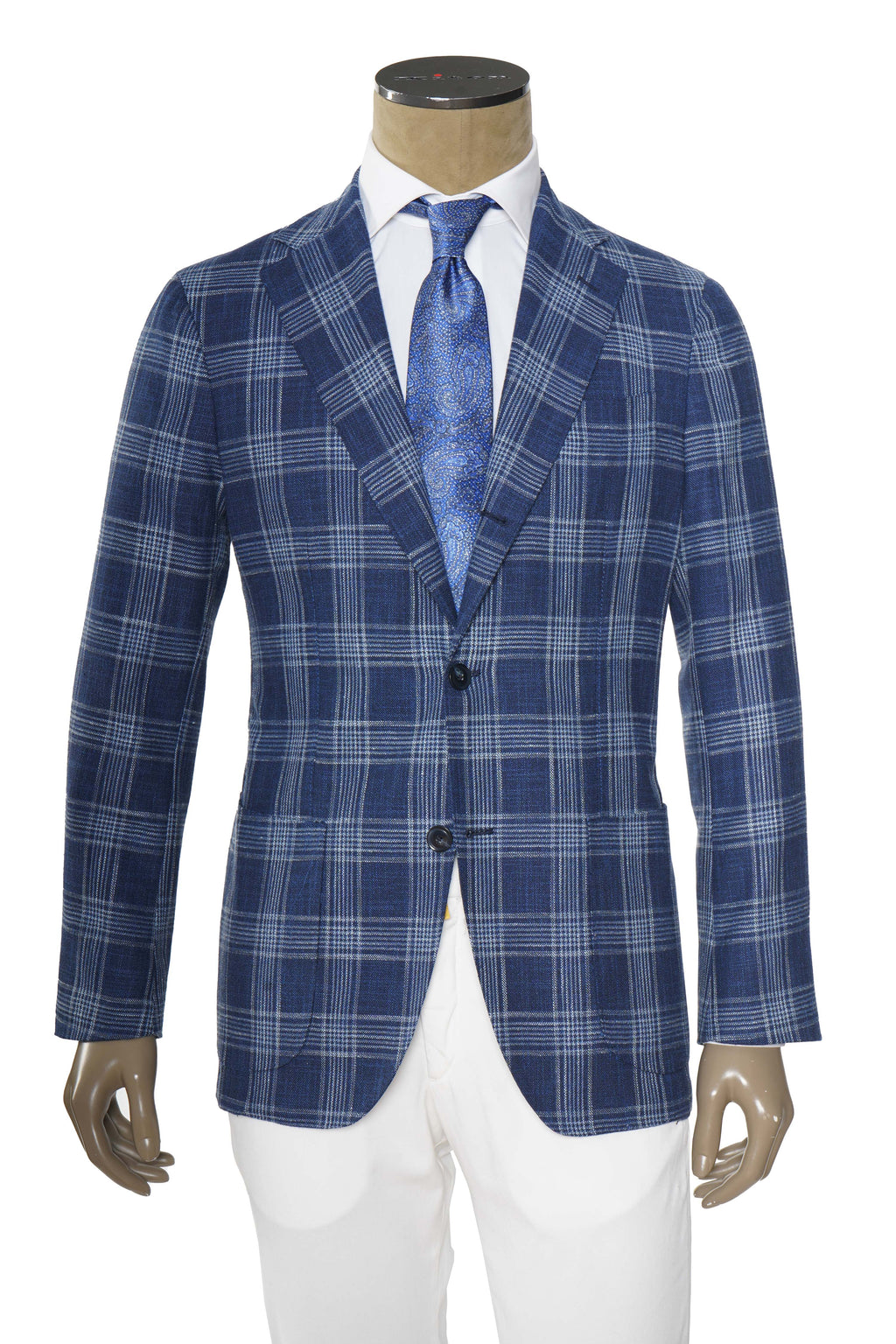 Sartorio Prince of Wales Virgin Wool-Silk Sport Jacket
