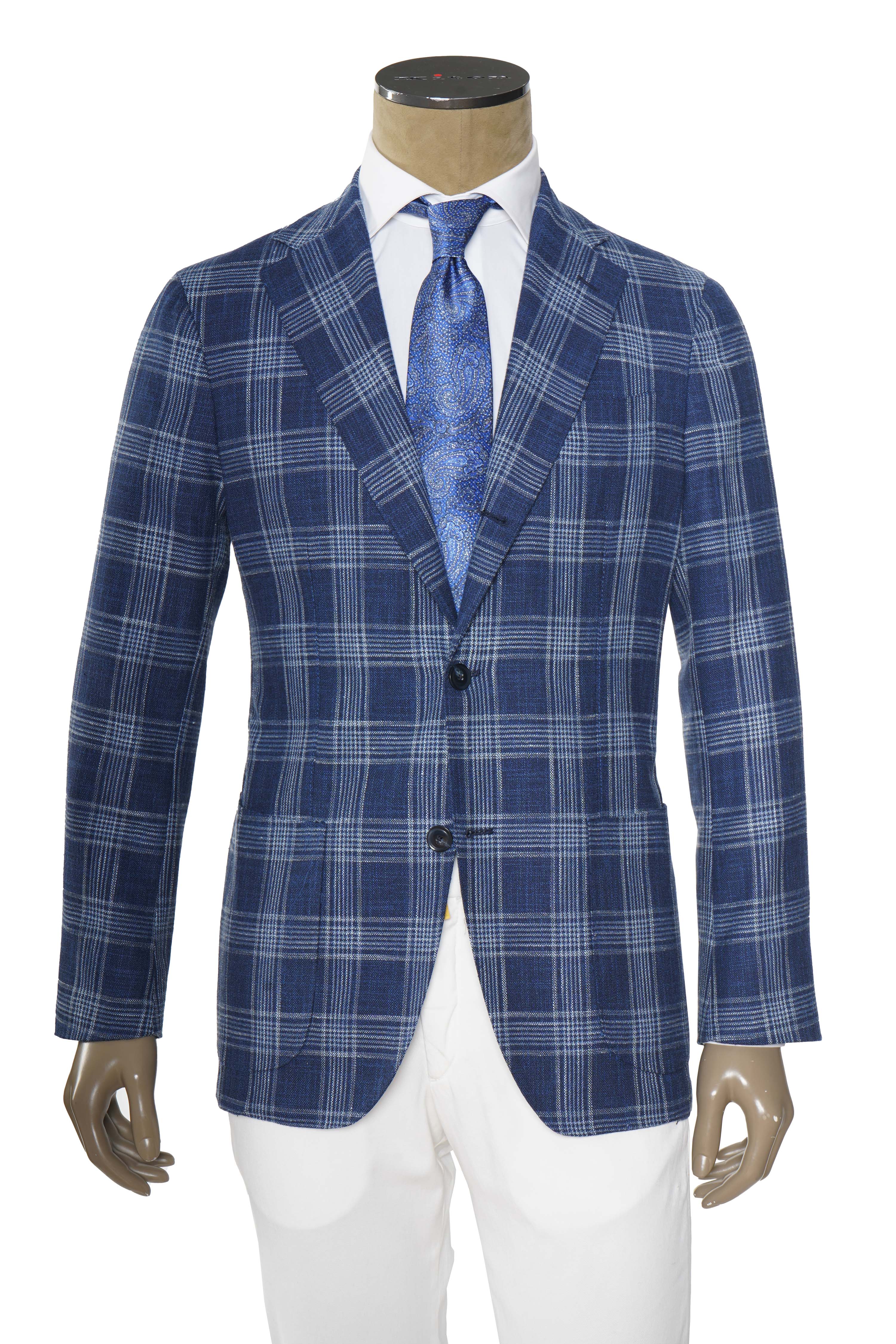 Sartorio Prince of Wales Virgin Wool-Silk Sport Jacket