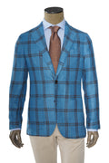 Sartorio Double Windowpane Wool Sport Jacket