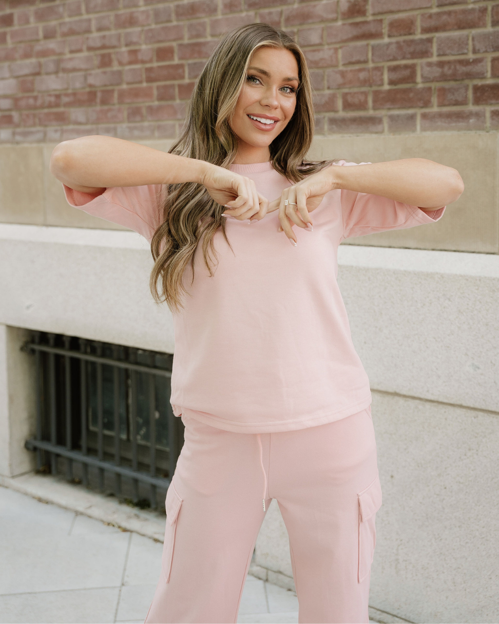 On the Go T-Shirt & Cargo Sweatpants Set