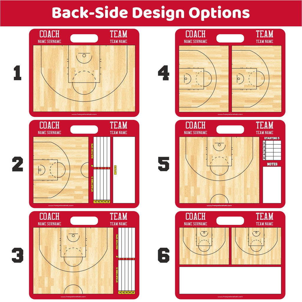Custom WNBA Basketball Coaching Board 15.7 x 12.6 in (Magnetic)