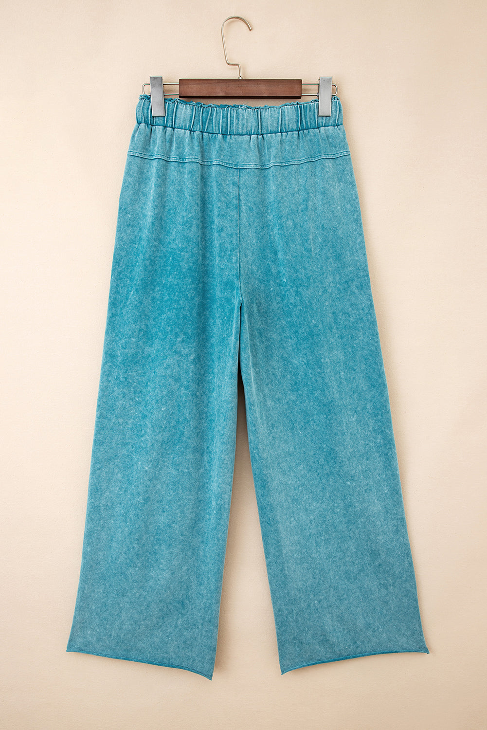 Teagan Raw Hem Pants - Lapis