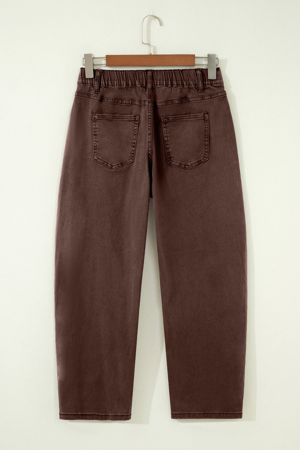 Briar Square Patch Pocket Ankle-length Barrel Jeans