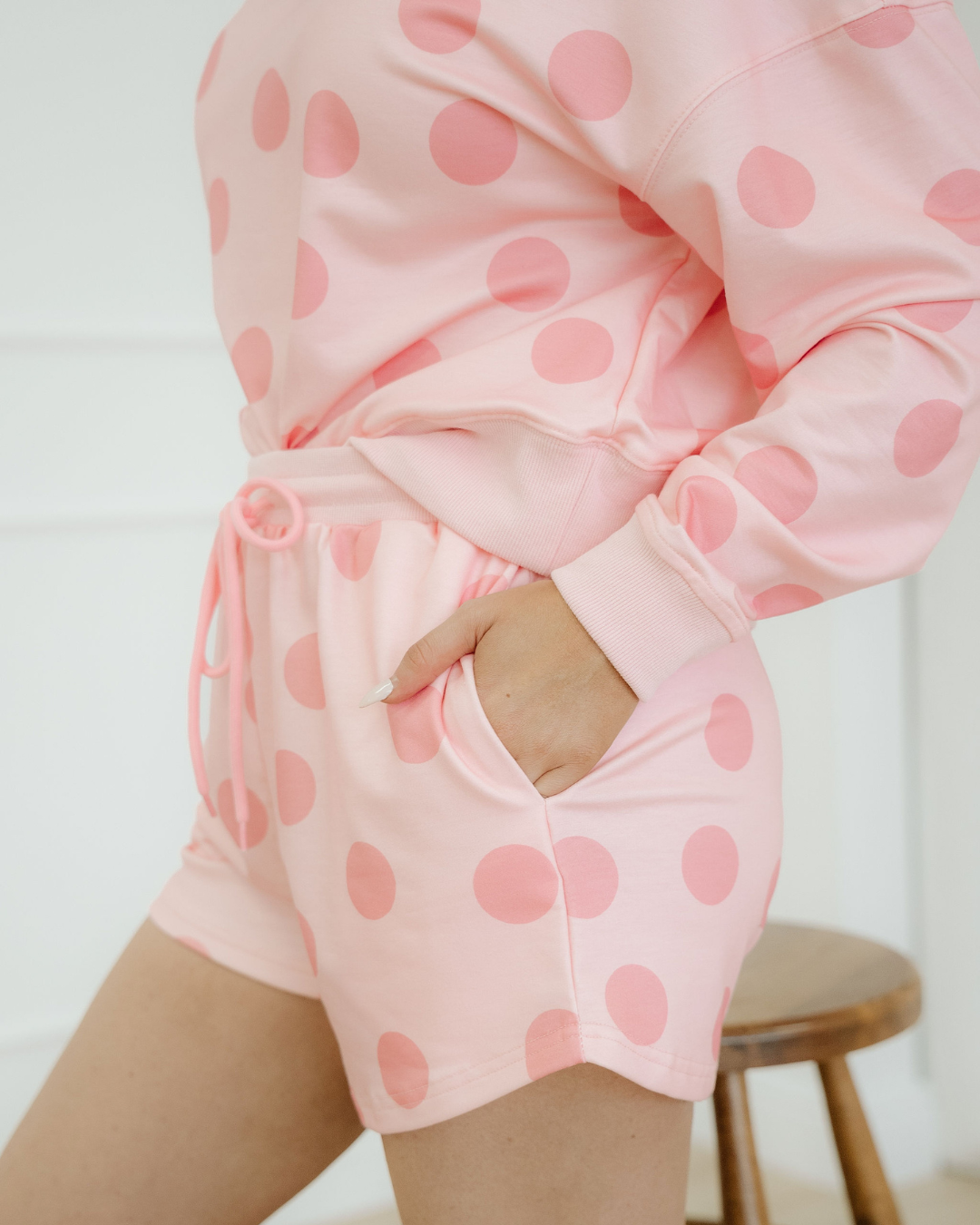 Kaylee Drawstring Shorts Set