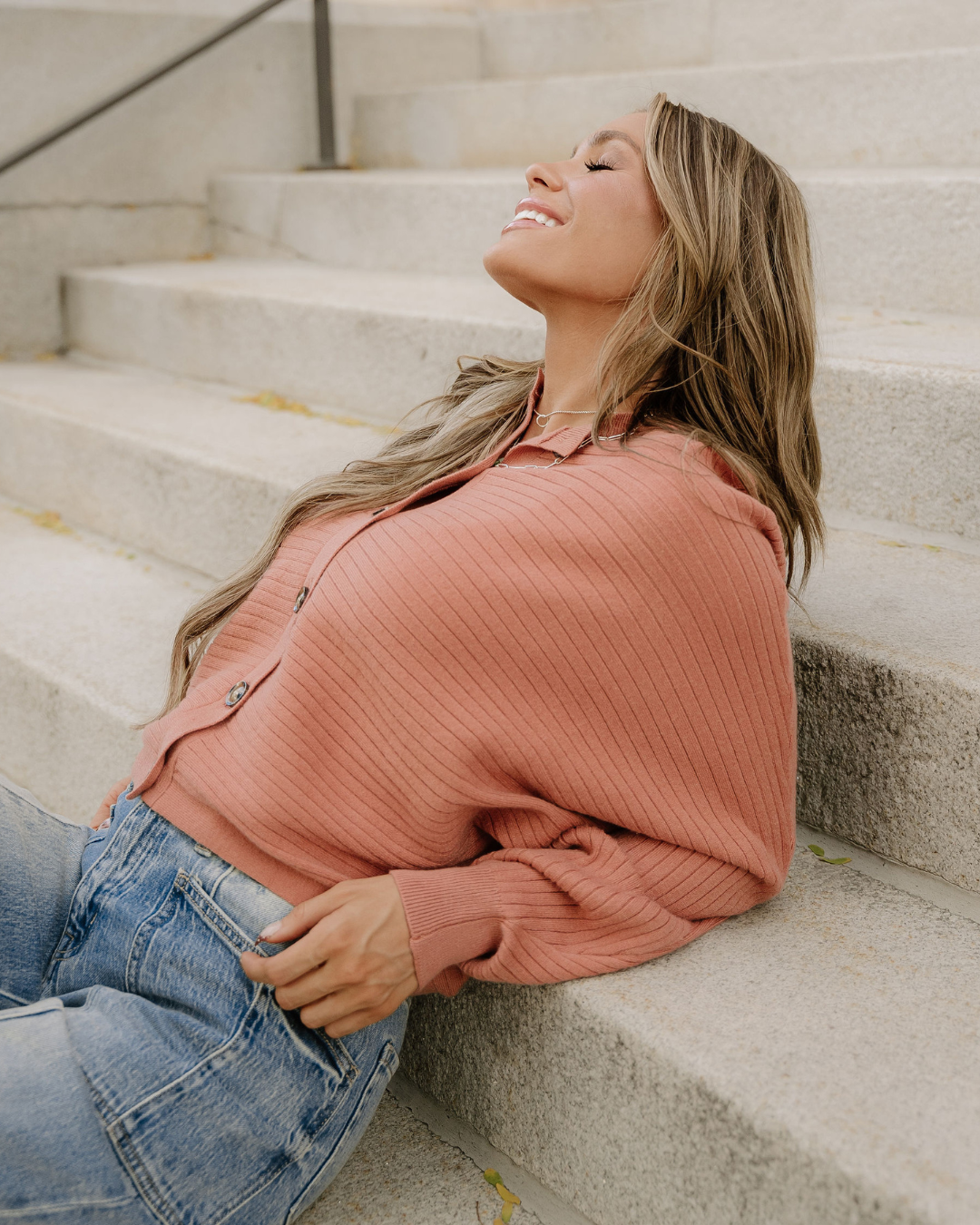 Lena Dolman Sleeve Sweater Cardigan
