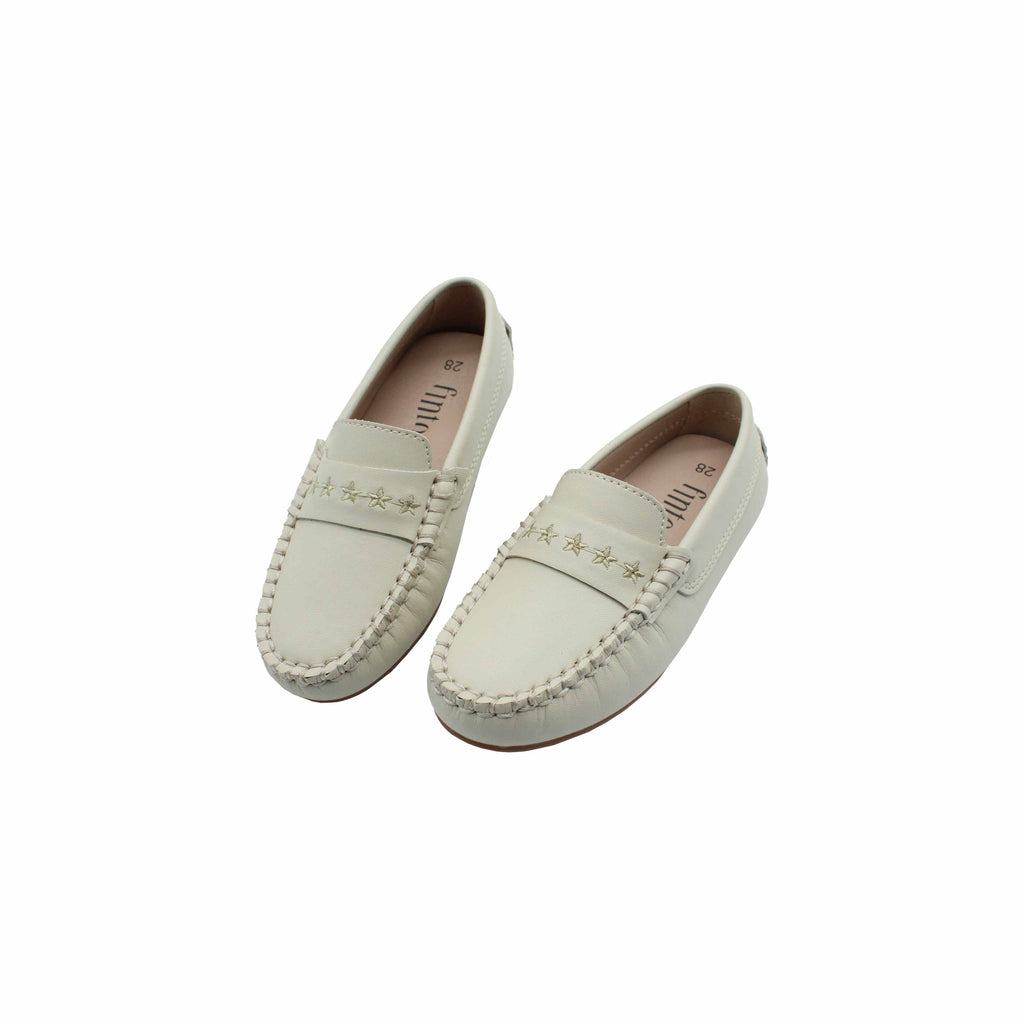 Beige Leather