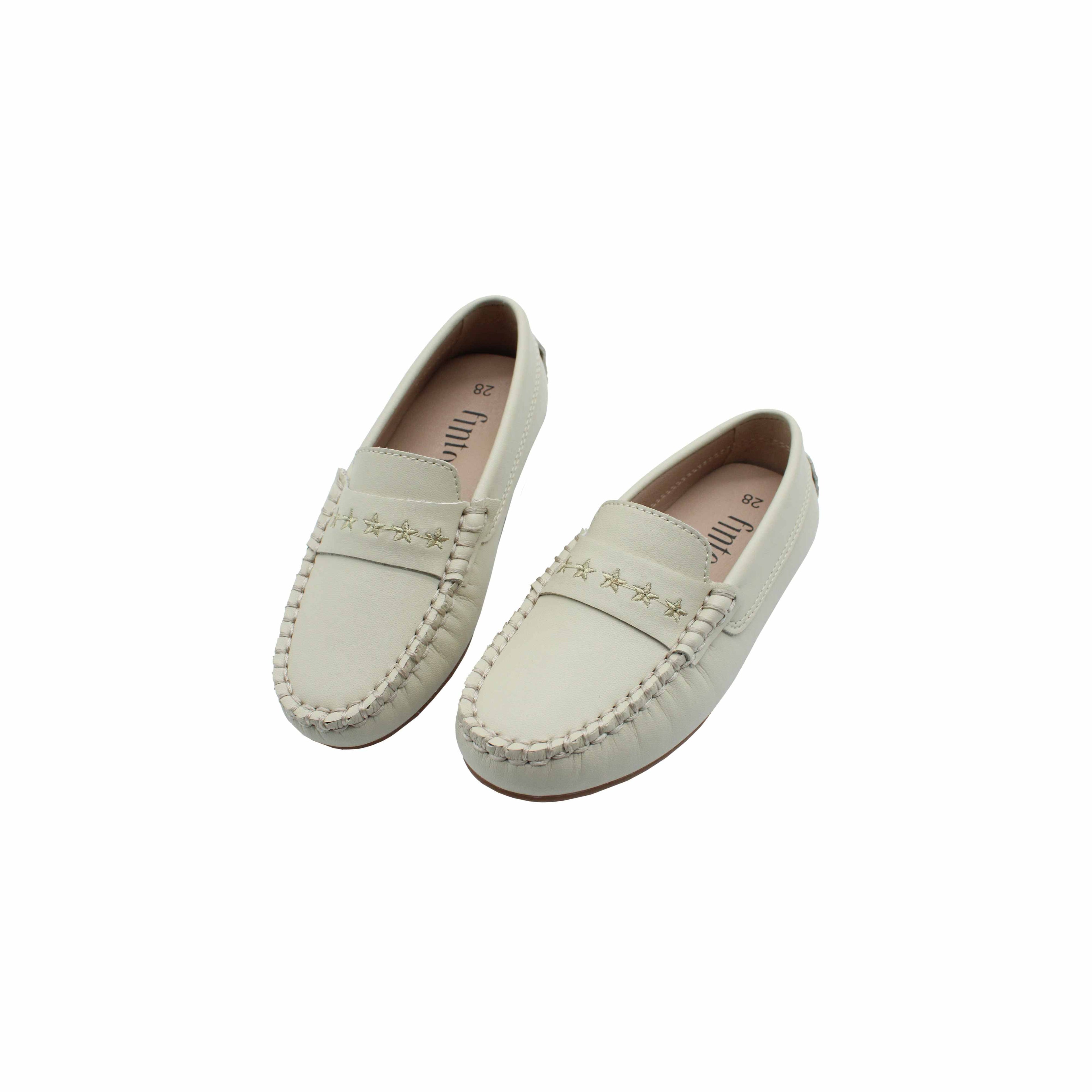 Beige Leather