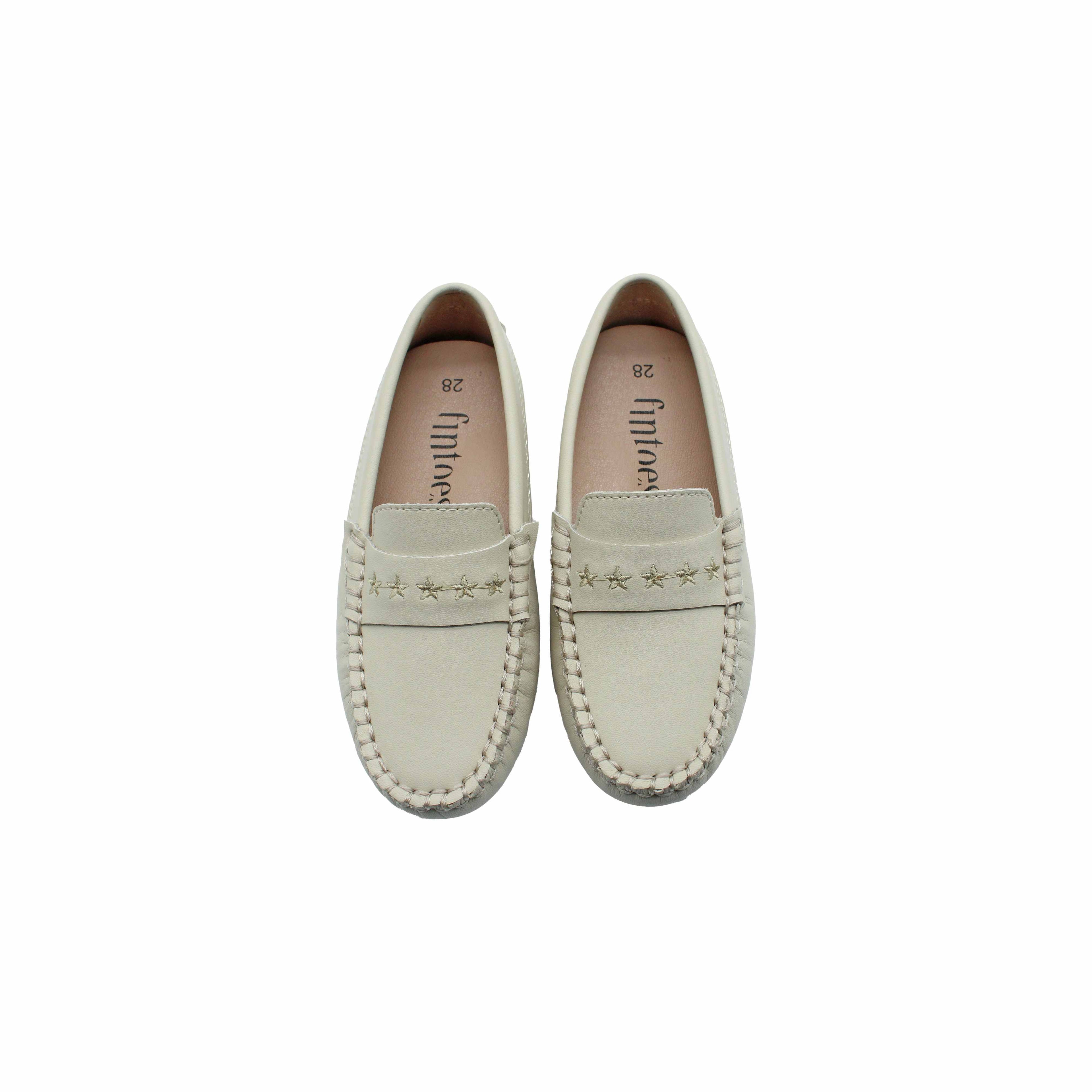 Beige Leather