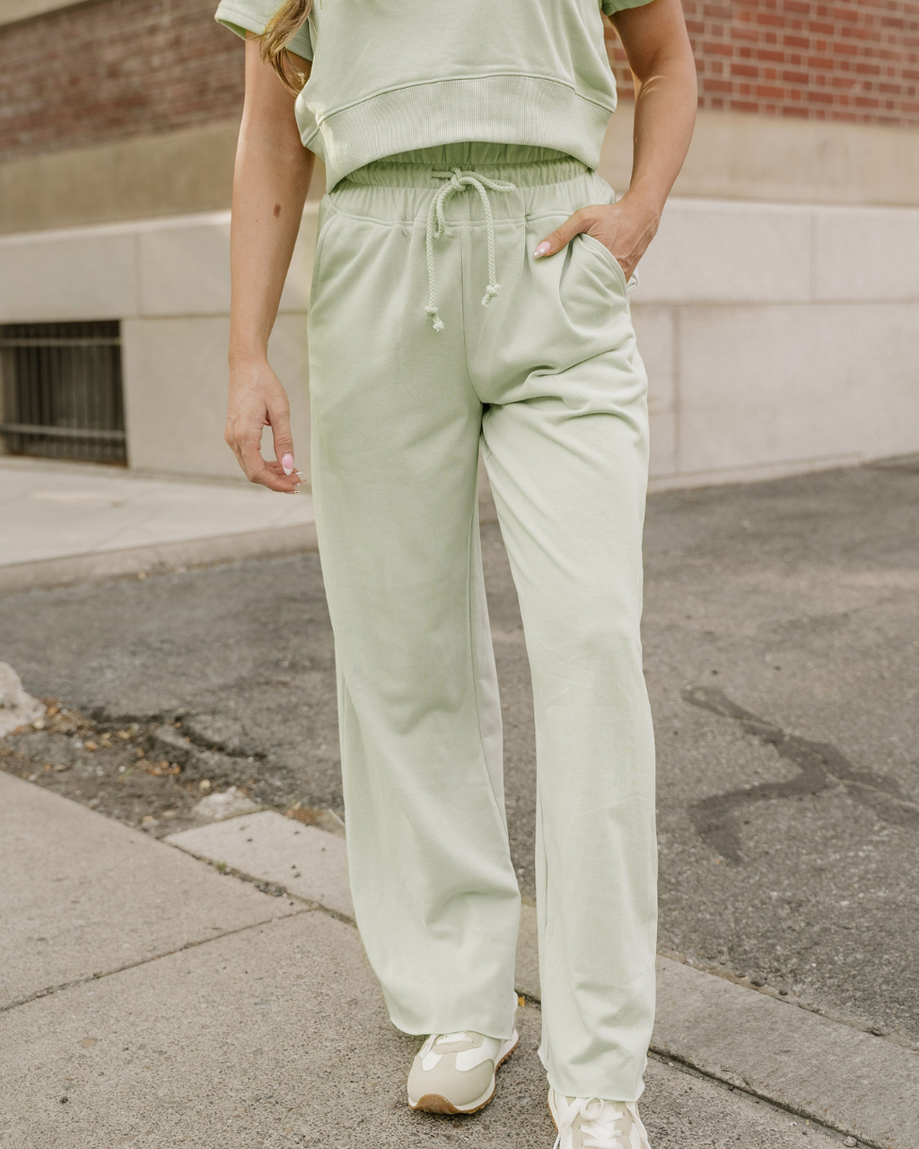 Lucy Wide Leg Pants 2pcs Outfit