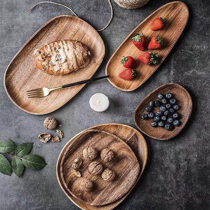 Foundry Acacia Wood Serveware Set