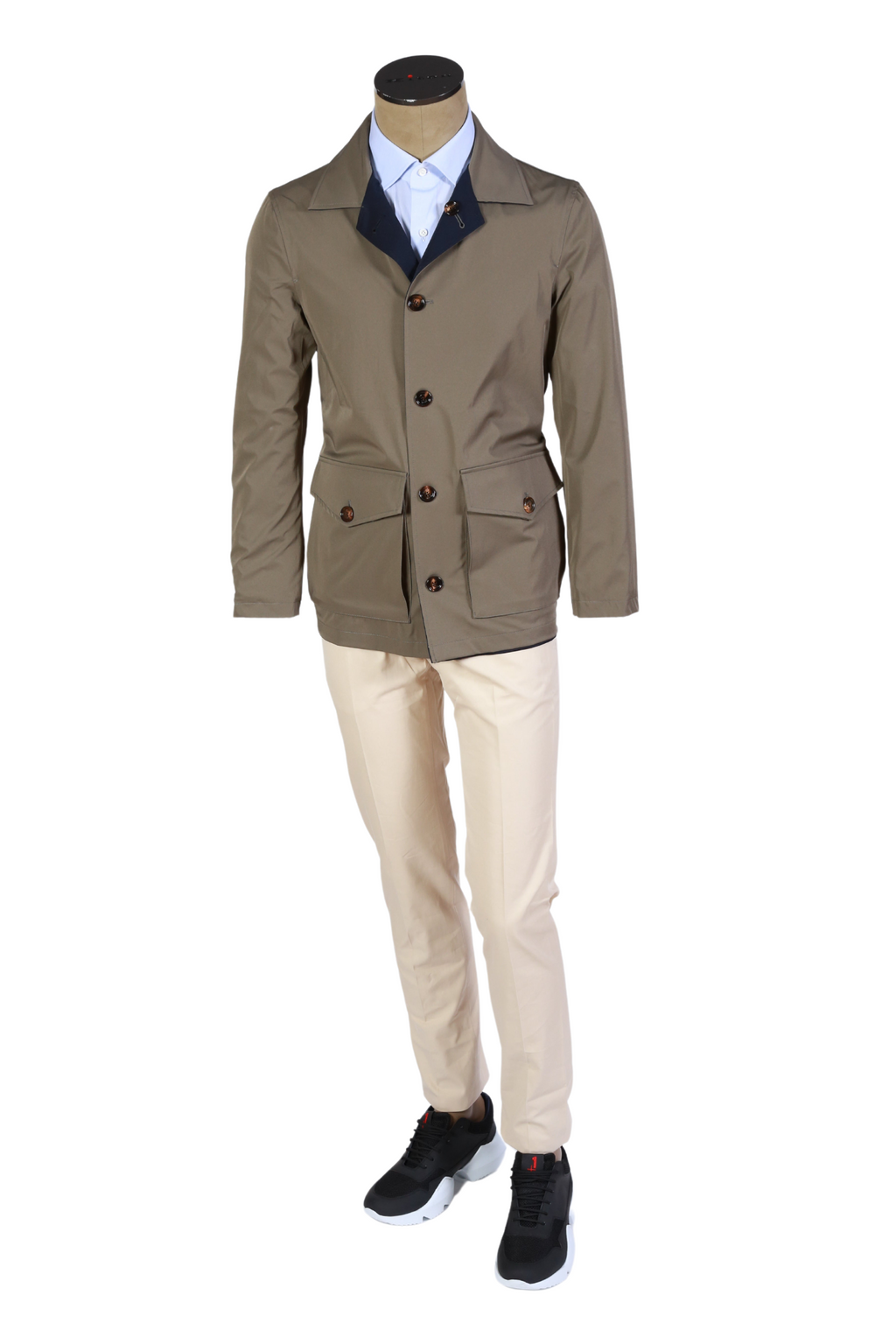 Kired by Kiton Nylon Reversible Jacket