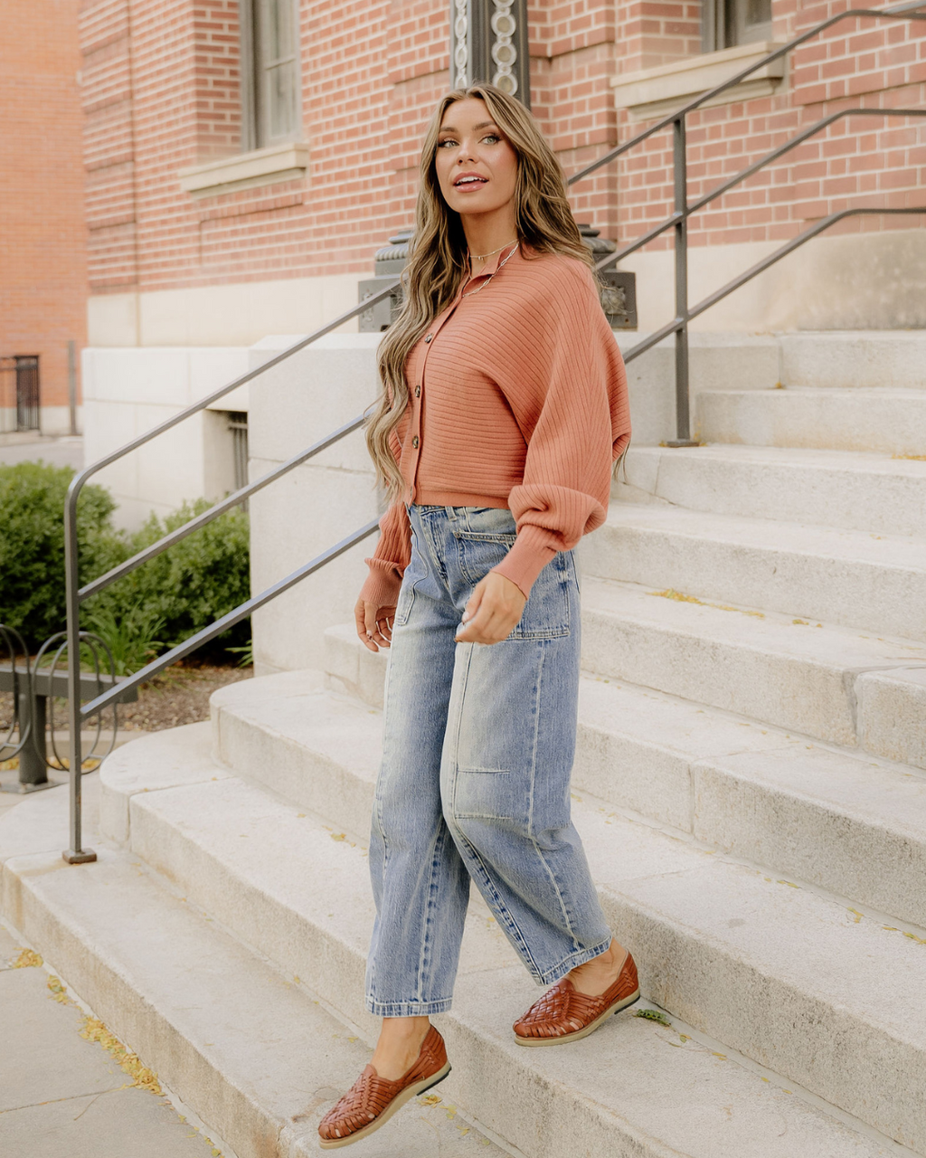 Lena Dolman Sleeve Sweater Cardigan