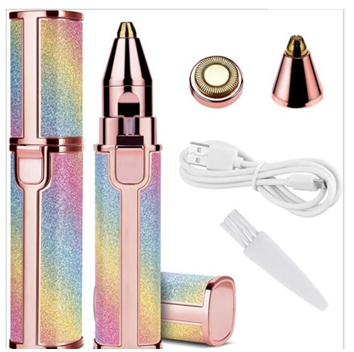 USB Charging Lady Shaver Electric Eyebrow Trimmer Shaver Facial Hair Removal Instrument