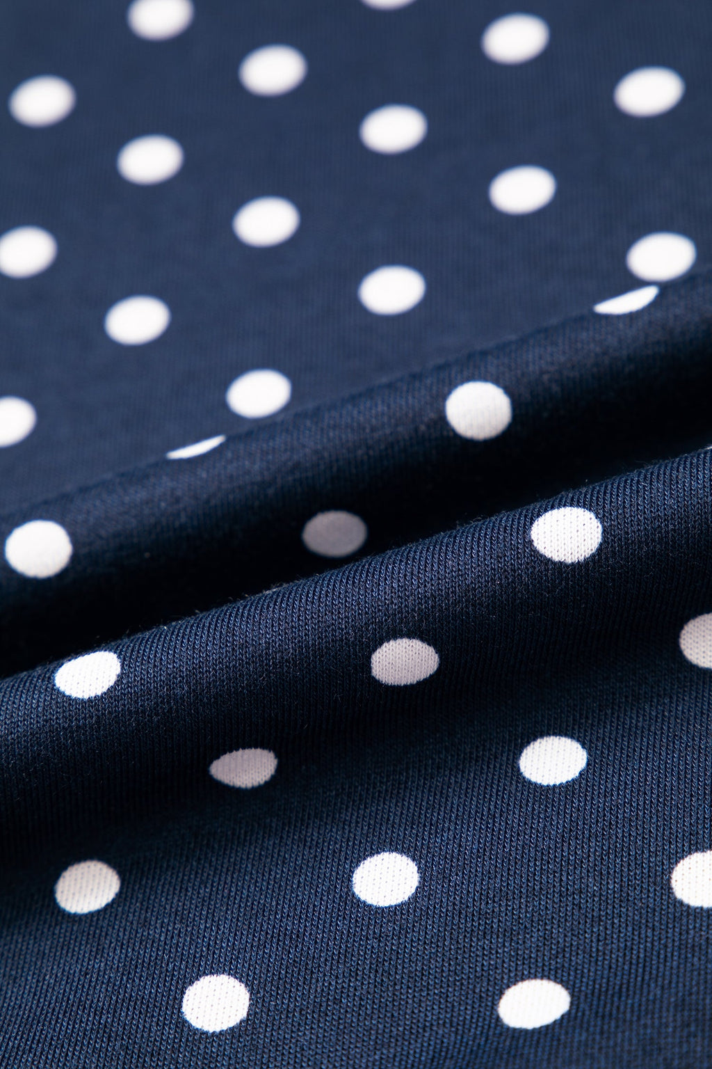 Jane Polka Dot Drawstring Wide Leg Long Sleeve Top Pant Set