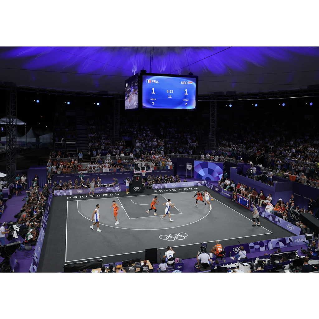 USA Enlio Official 3X3 Basketball Court – FIBA Certified – 20' x 20' Pro Kit