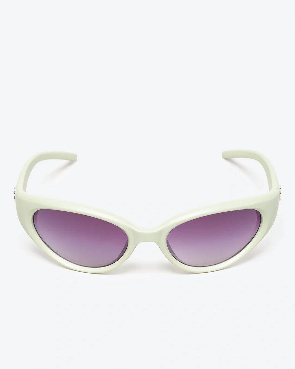 ALLURE - Black Lenses, White Frame