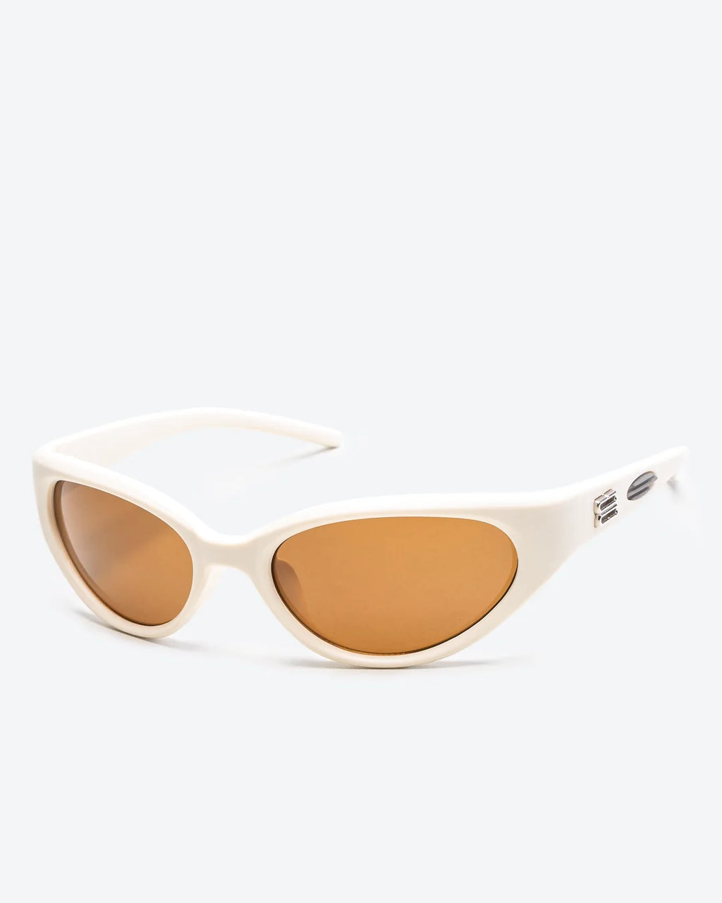 ALLURE - Black Lenses, White Frame