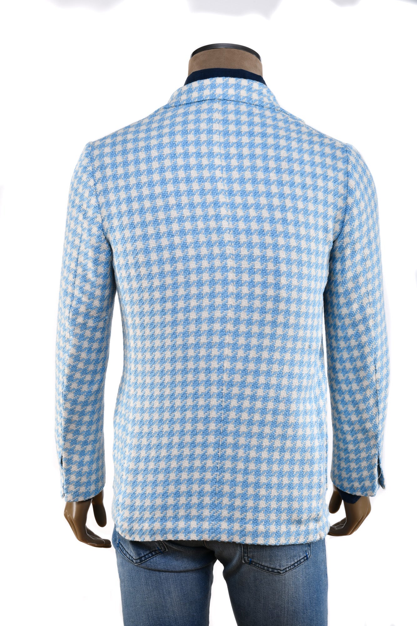 Sartorio Houndstooth Alpaca-Cotton Sport Jacket