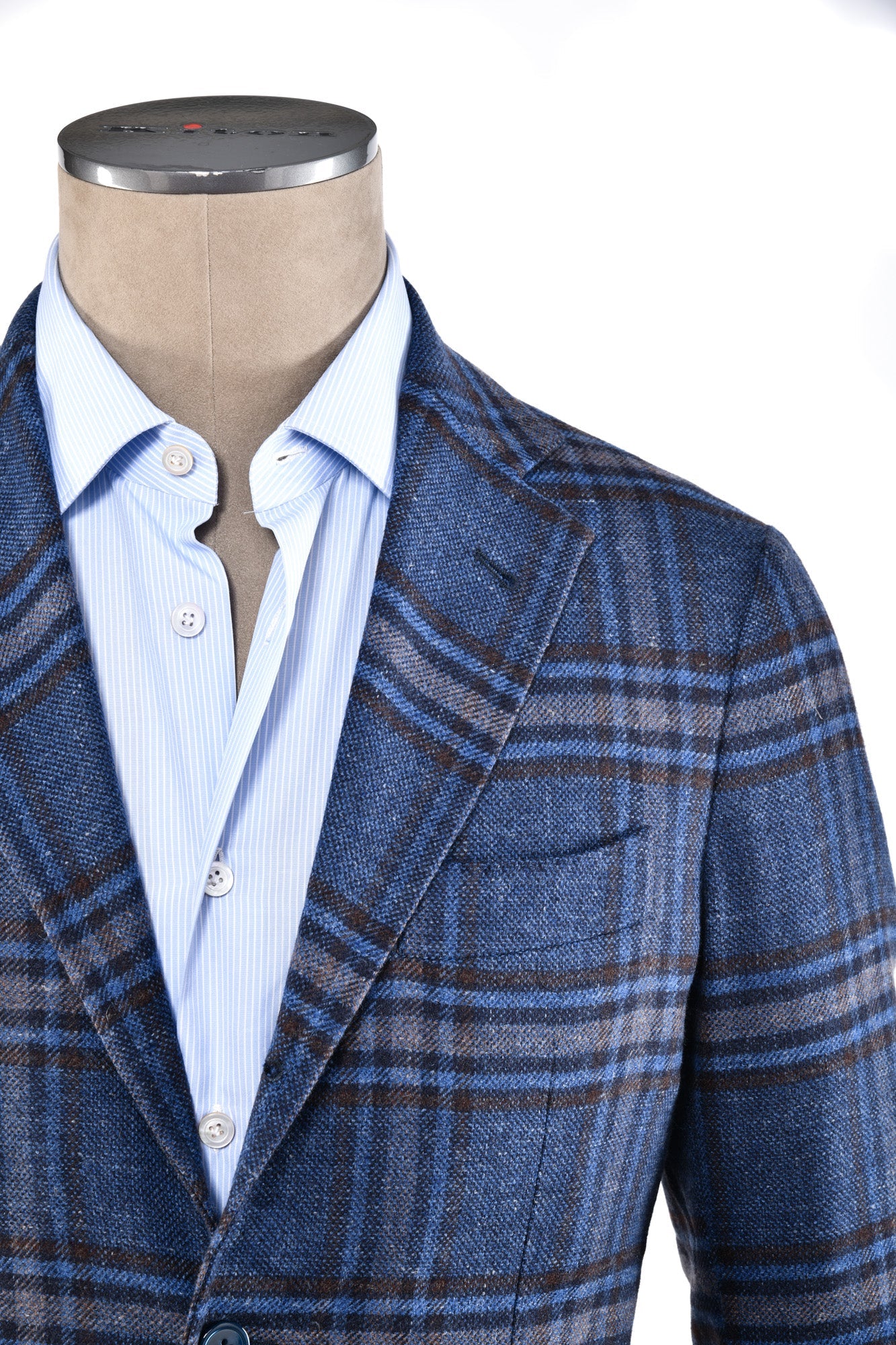 Sartorio Plaid Virgin Wool Sport Jacket