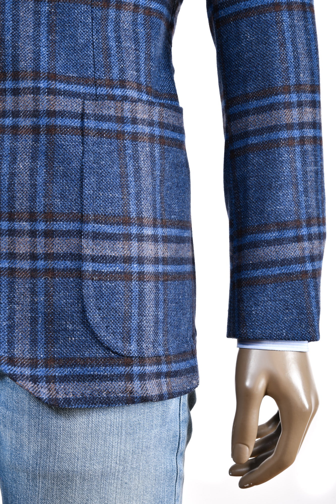 Sartorio Plaid Virgin Wool Sport Jacket