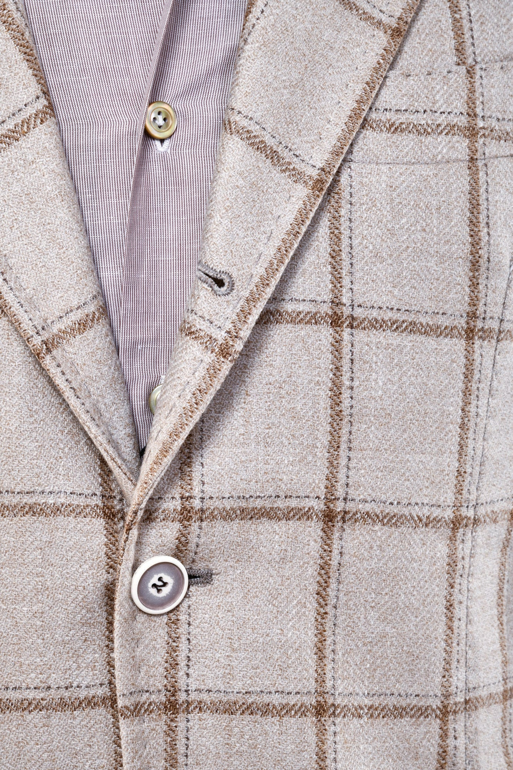 Sartorio Windowpane Virgin Wool-Silk Sport Jacket