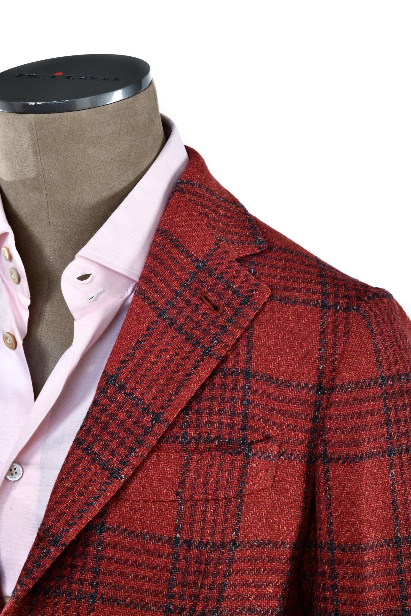 Sartorio Checked Virgin Wool-Silk Sport Jacket