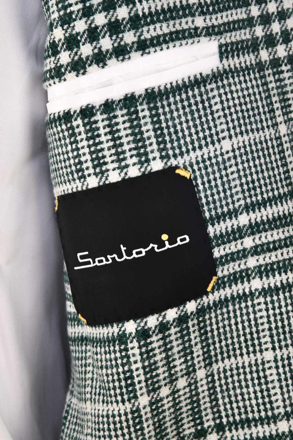 Sartorio Glen Check Plaid Wool-Silk Sport Jacket
