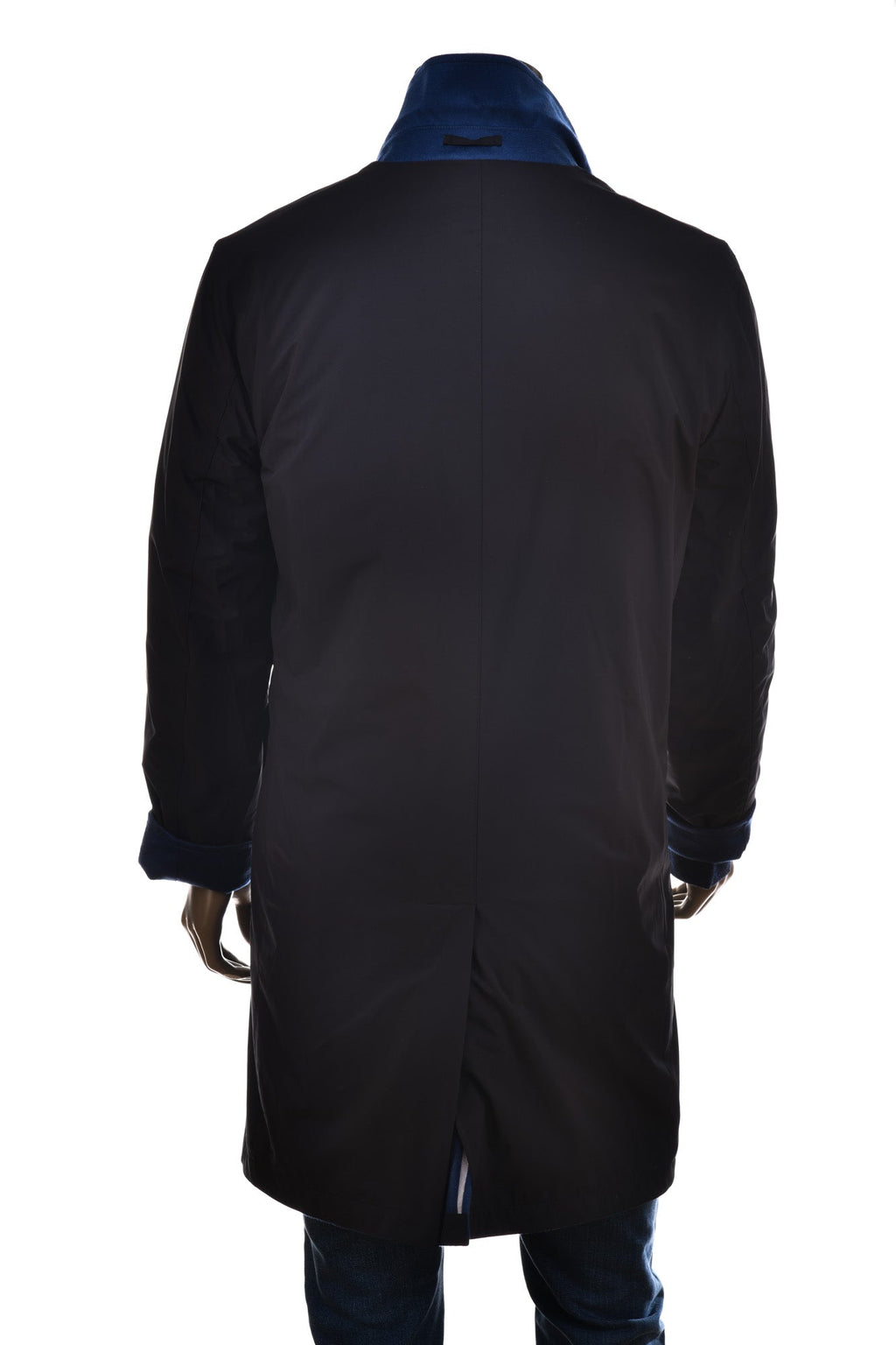 Kired by Kiton Peak Cashmere Reversible Raincoat