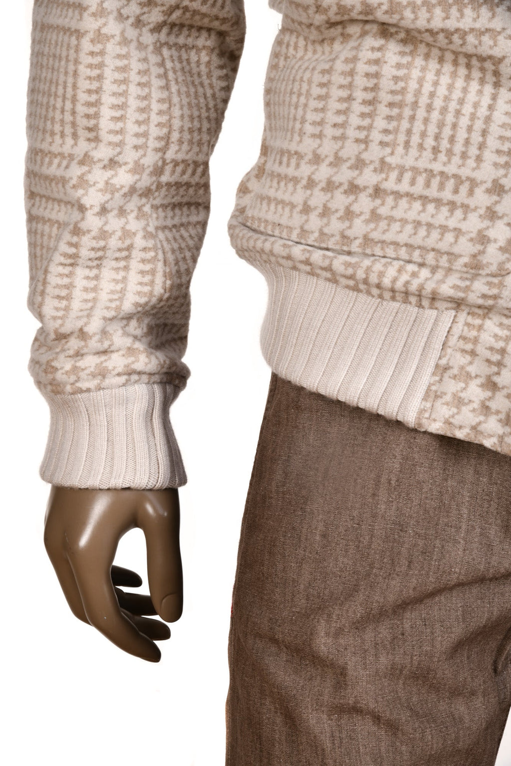 Kired by Kiton Barwa Prince of Wales Wool Reversible Jacket