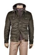 Kired Erta Corduroy Cotton Coat w/ Detachable Hood