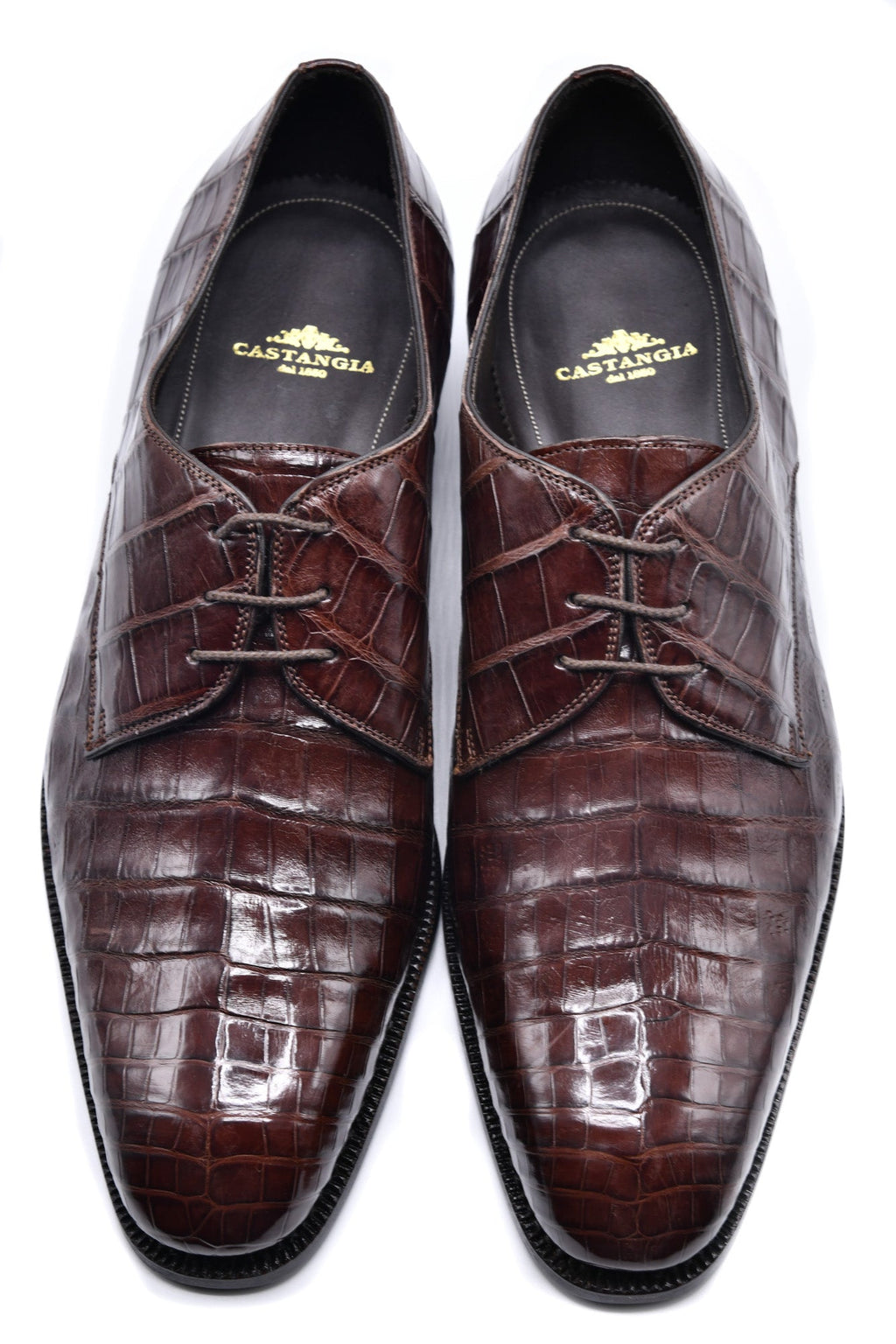 Castangia Crocodile Skin Shoes