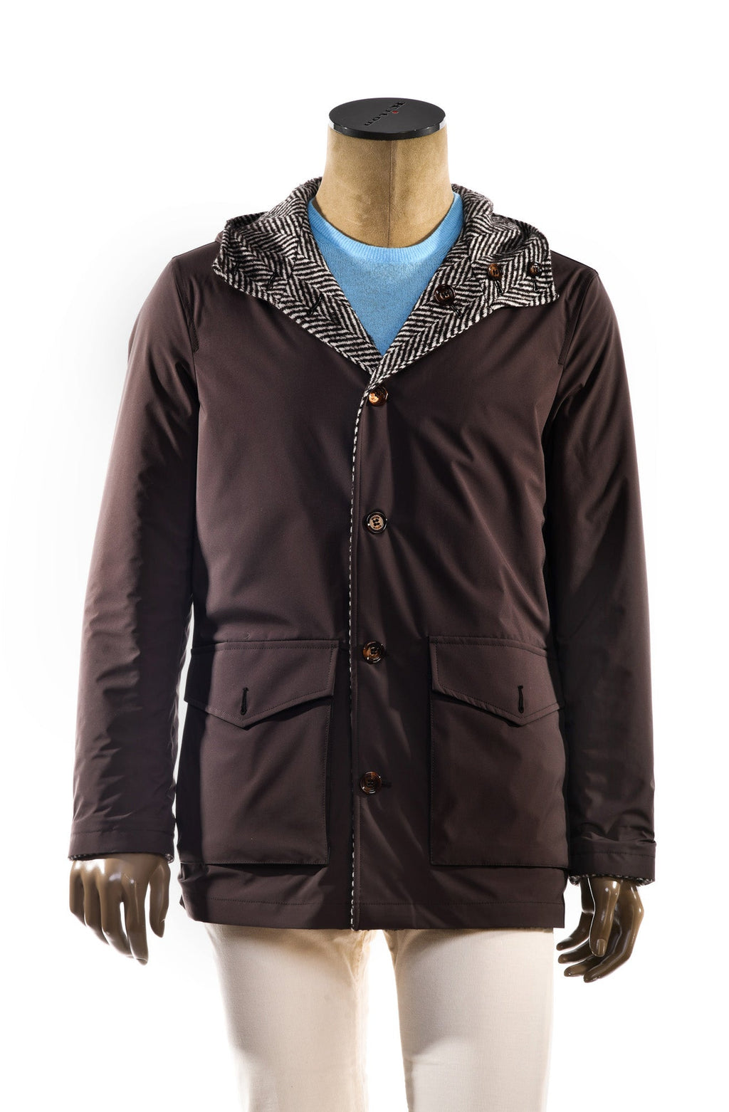 Kired Himal 2 Herringbone Virgin Wool-Alpaca Reversible Jacket