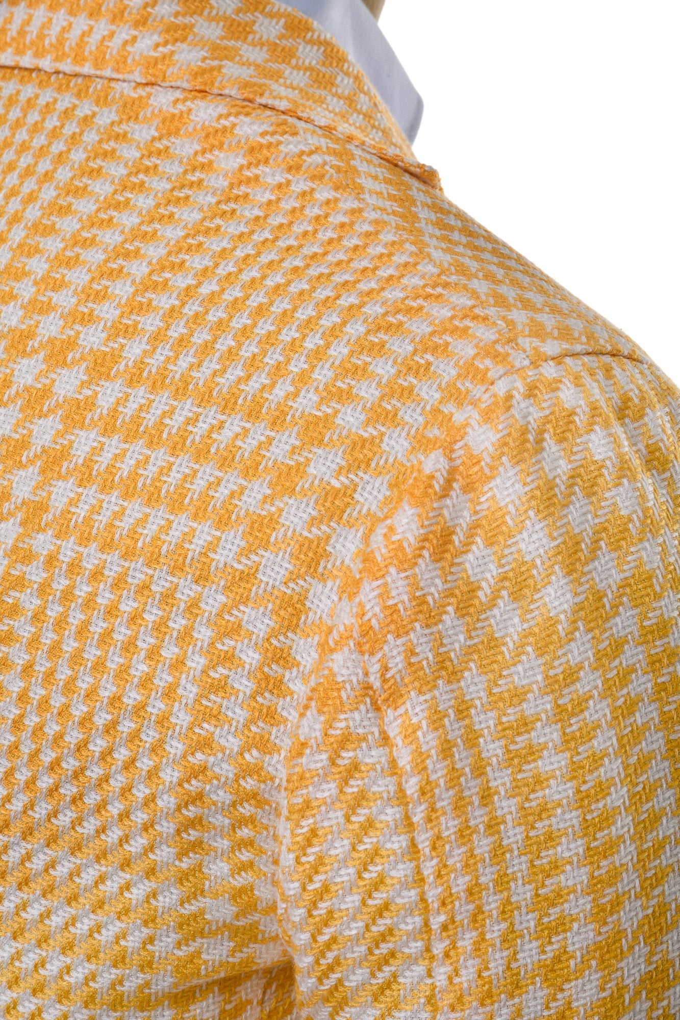 Sartorio Prince of Wales Silk-Linen Sport Jacket