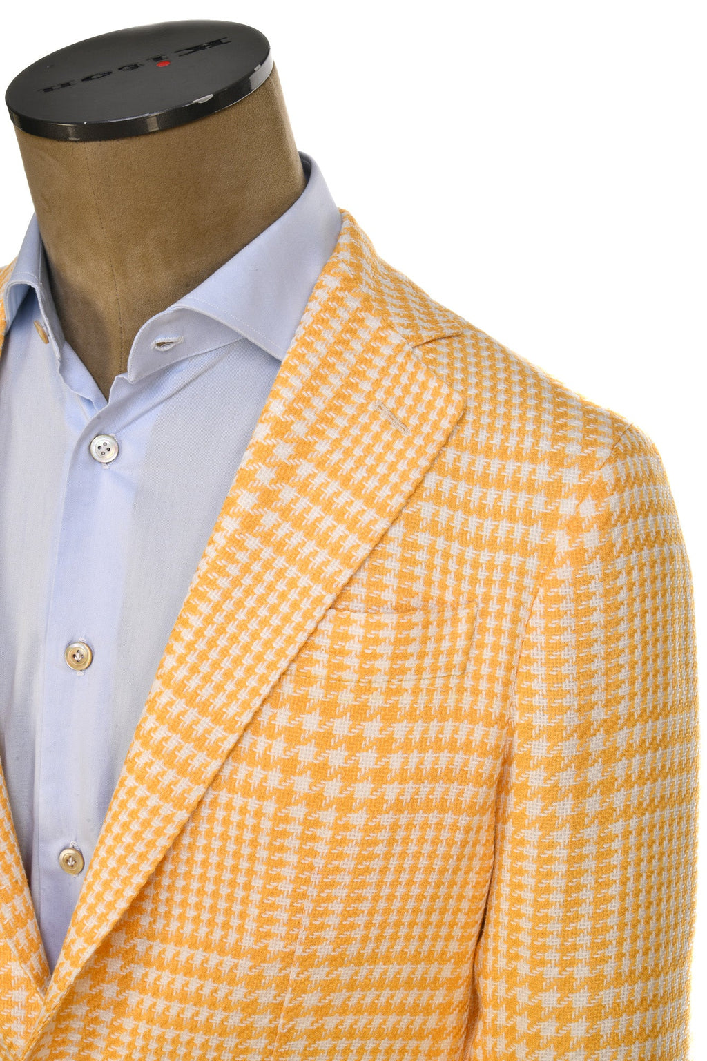 Sartorio Prince of Wales Silk-Linen Sport Jacket