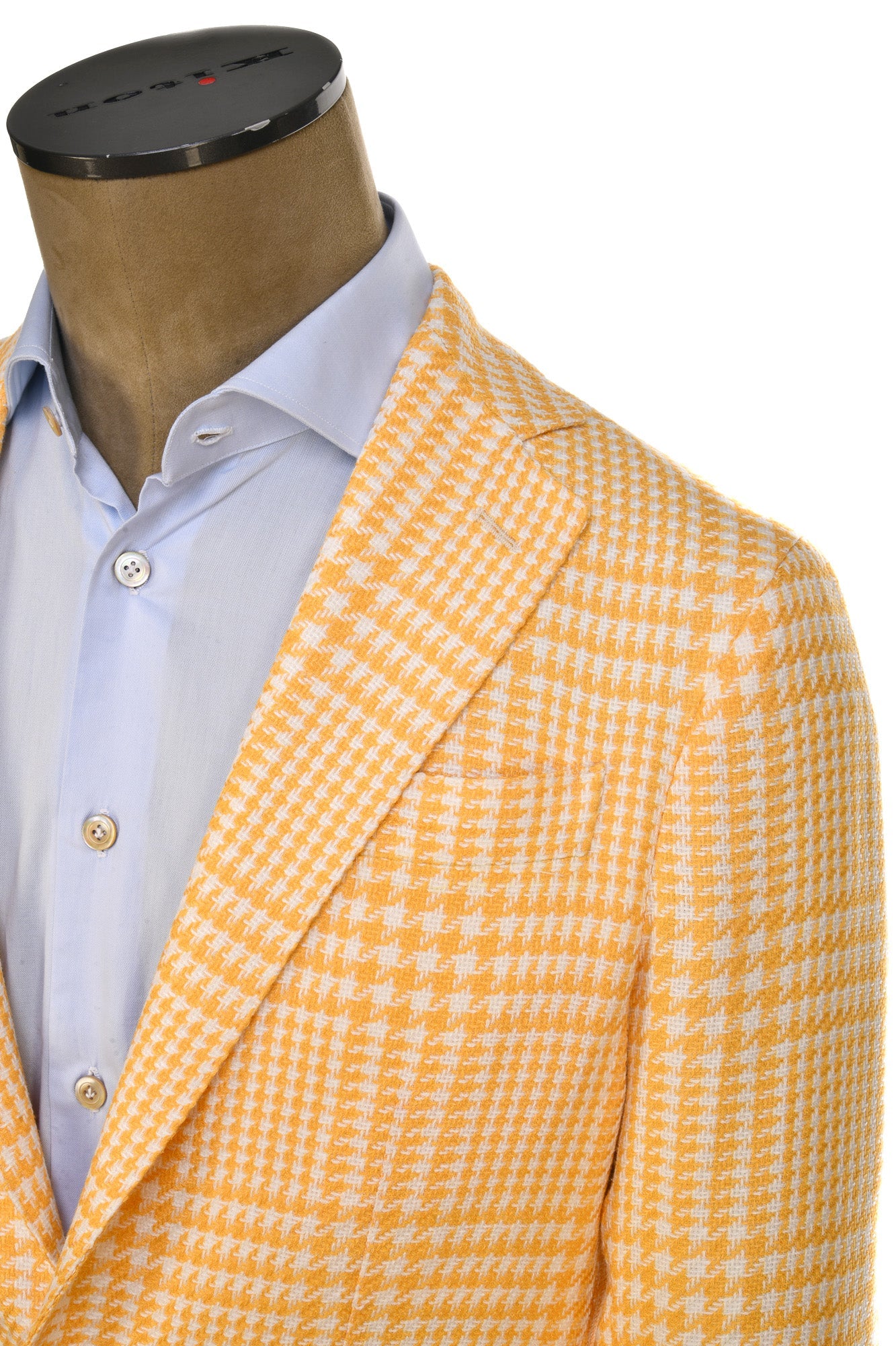 Sartorio Prince of Wales Silk-Linen Sport Jacket