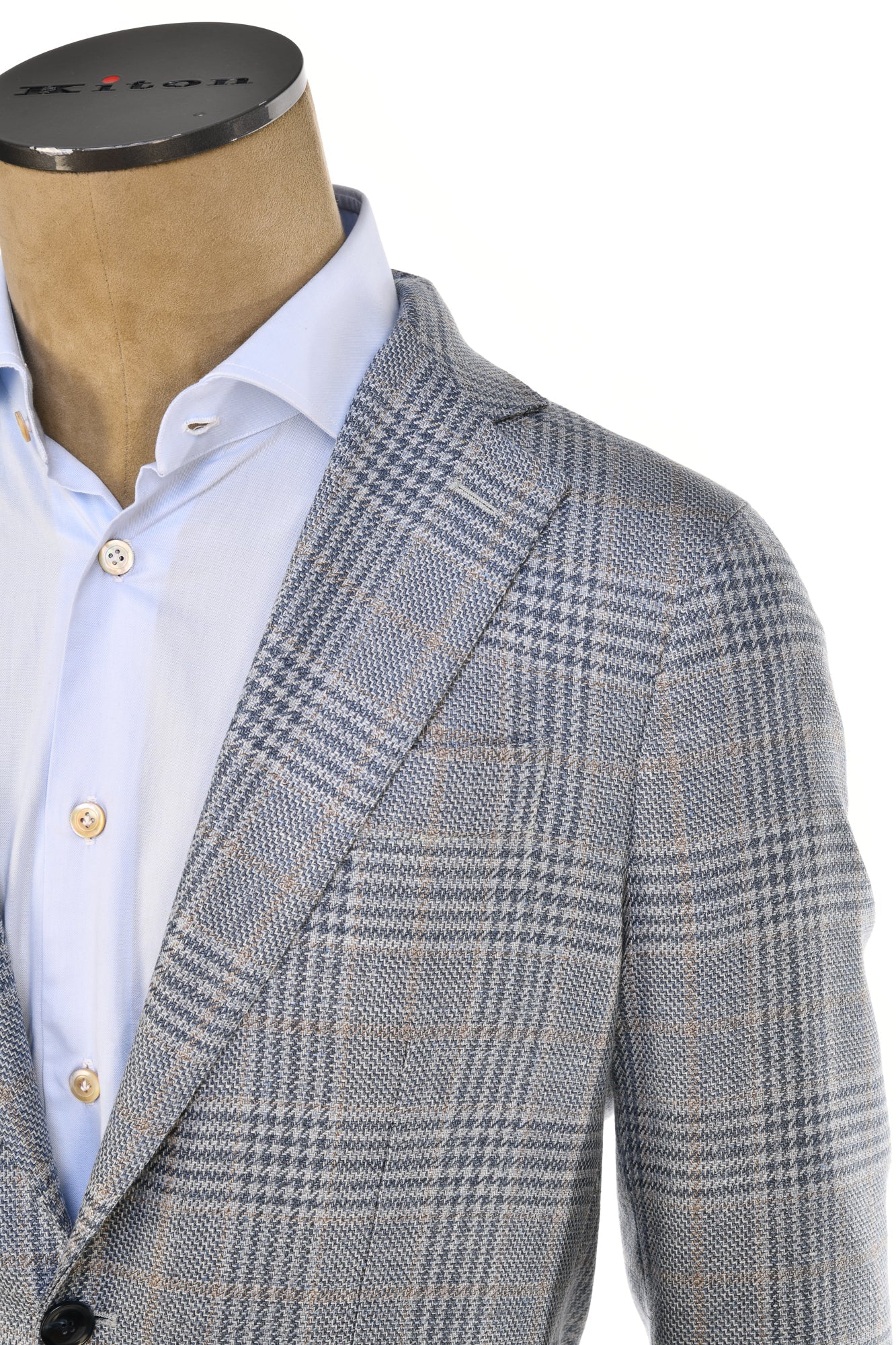 Sartorio Prince of Wales Wool-Silk Sport Jacket