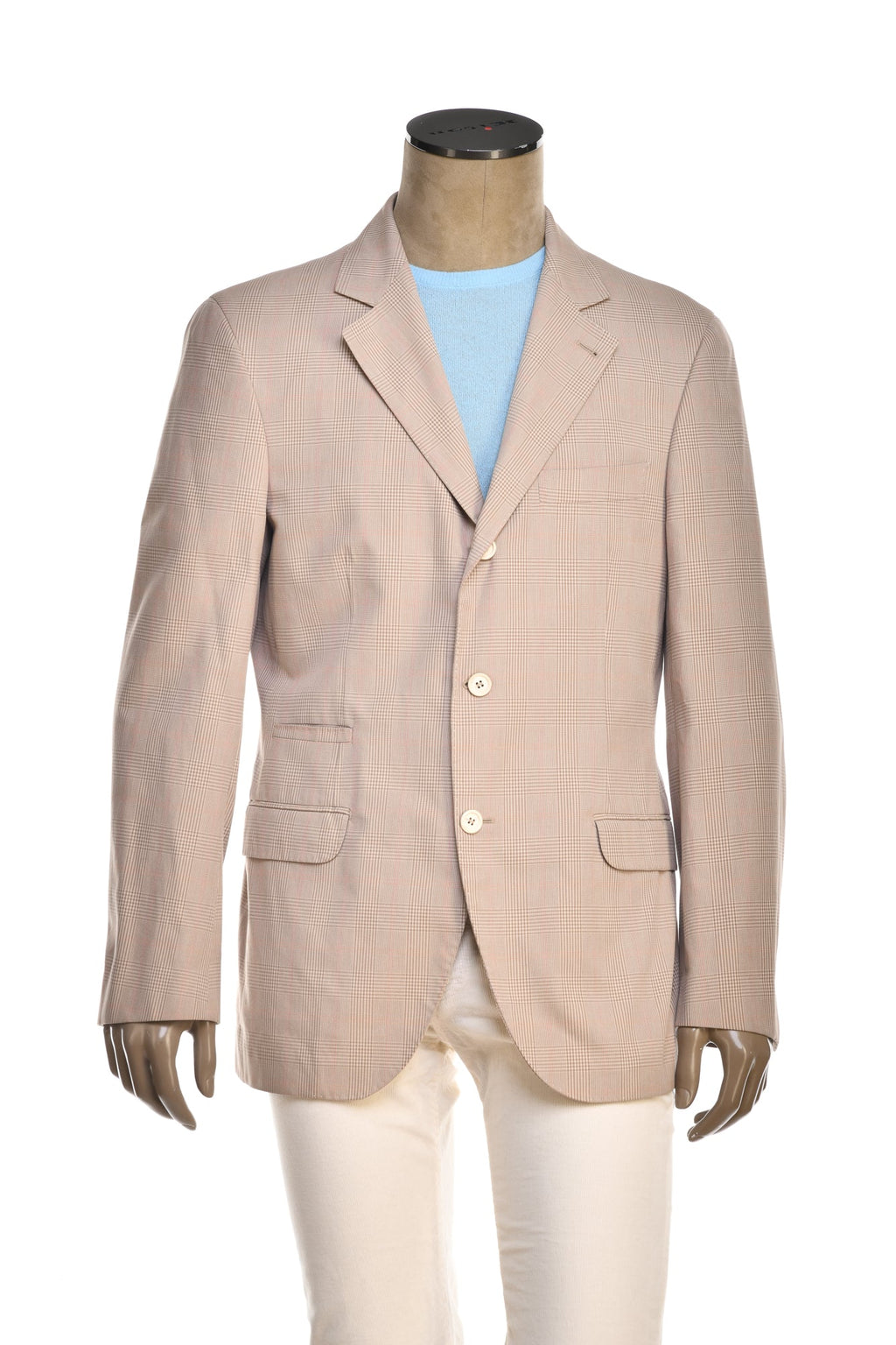 Brunello Cucinelli Prince of Wales Cotton Sport Jacket