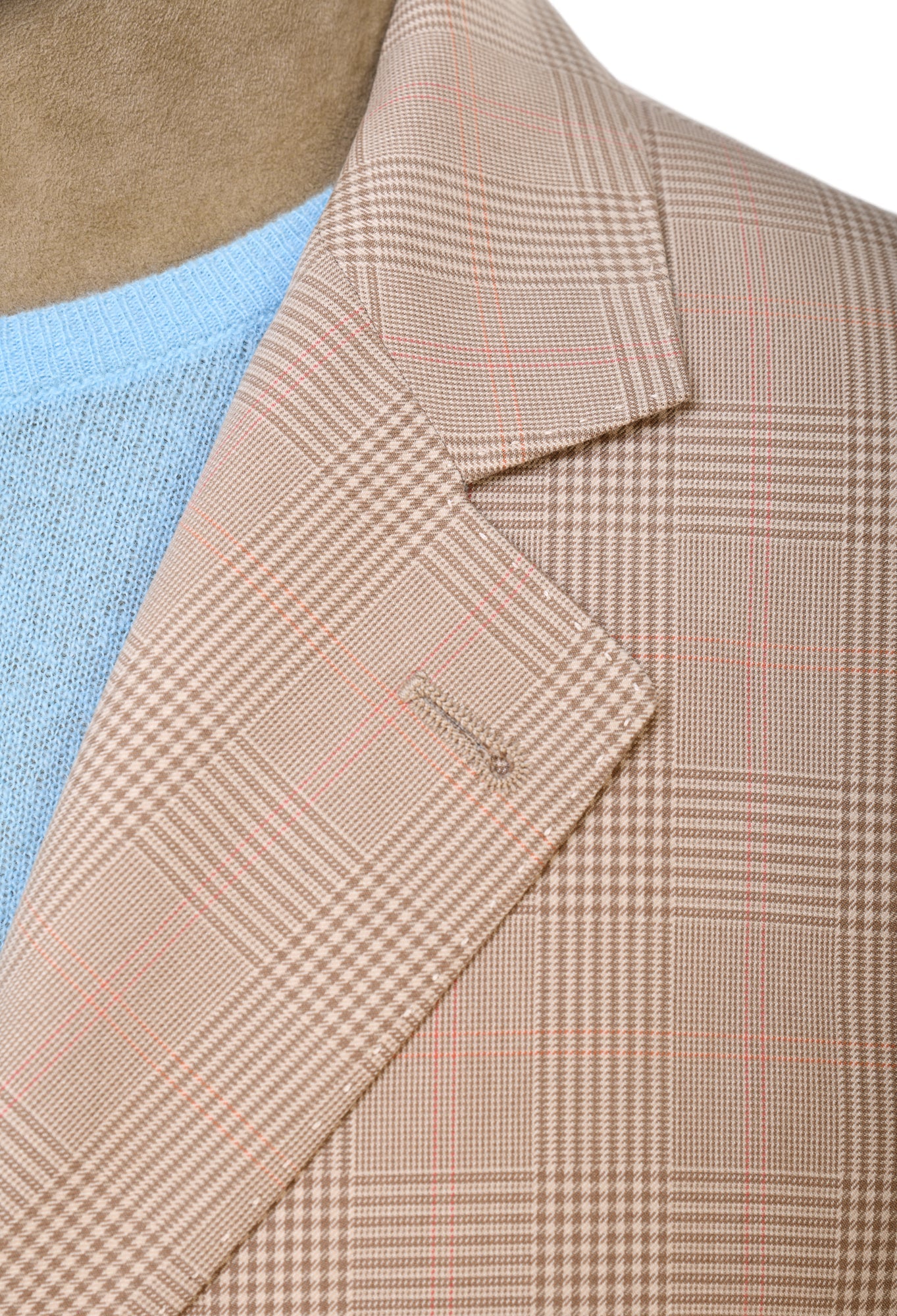 Brunello Cucinelli Prince of Wales Cotton Sport Jacket