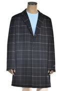 Fiore di Napoli Windowpane Cashmere Overcoat